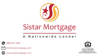 Purchase Refinance Cashout with Sistar Mortgage